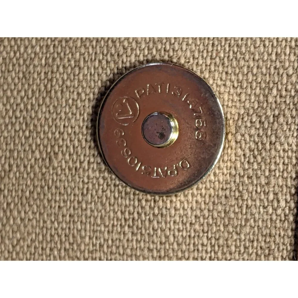 Vintage Liz Claiborne Leather CrossBody Saddle Bag Mini Purse Beige Leather 80s